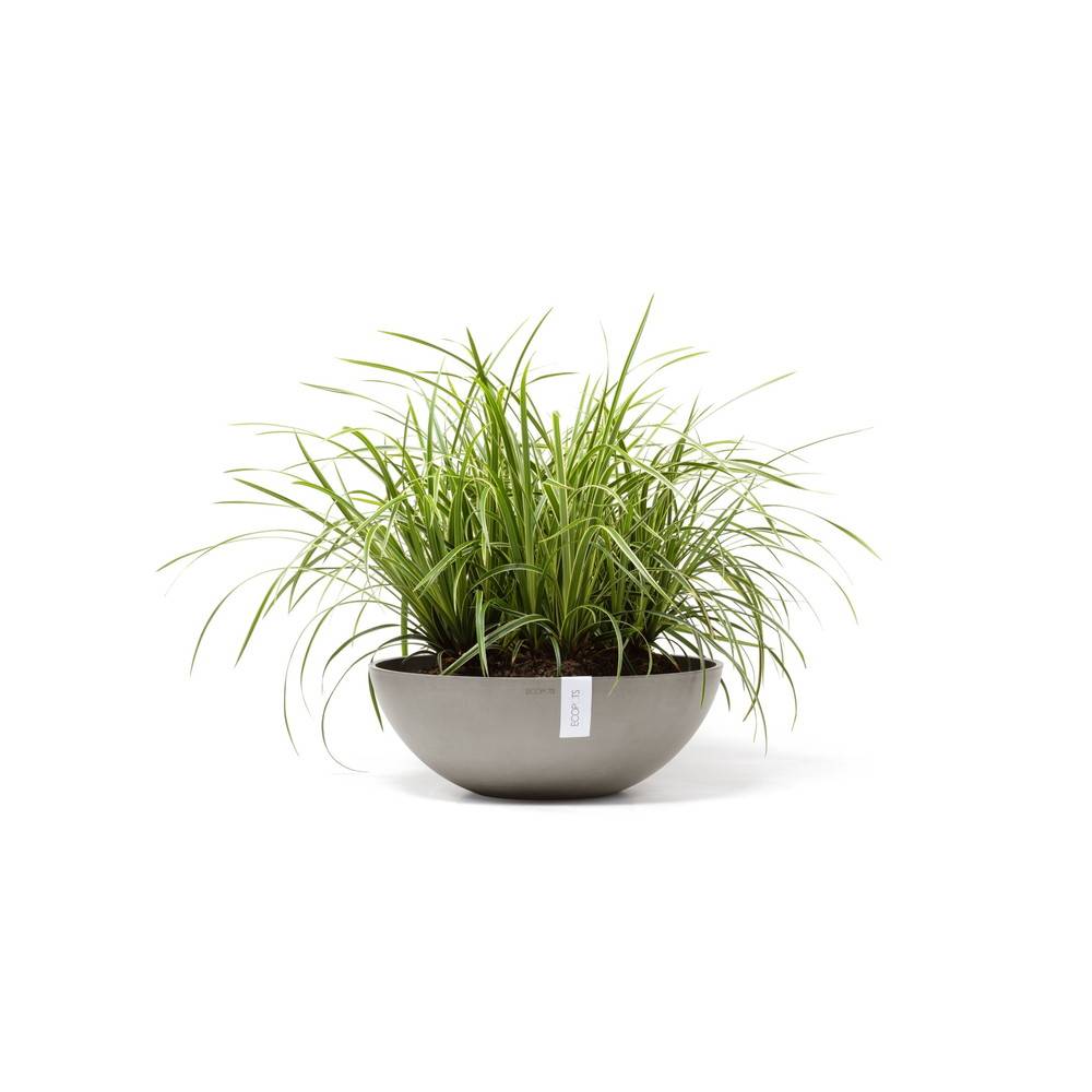 Ecopots - Pot Rond Vienna 50 Taupe - Ø 50 x H. 18 cm - 22,3 L ECOPOTS - Image 1