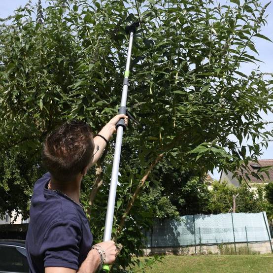 Ribimex - Echenilloir télescopique 2 mètres à 2,77 mètres tête orientable - Image 4