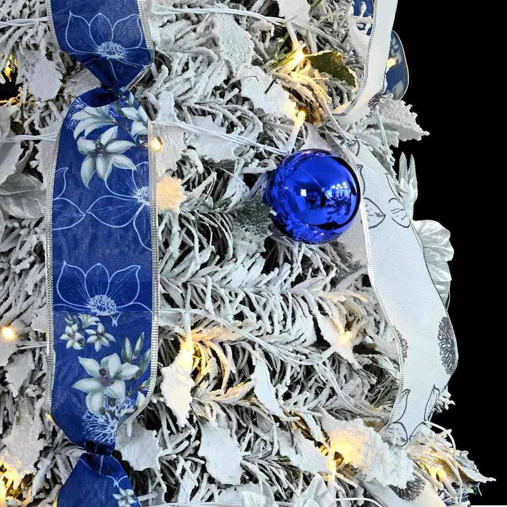 Vidaxl - Sapin de Noël artificiel Blanc 210 cm PVC vidaXL 42018637 - Image 8