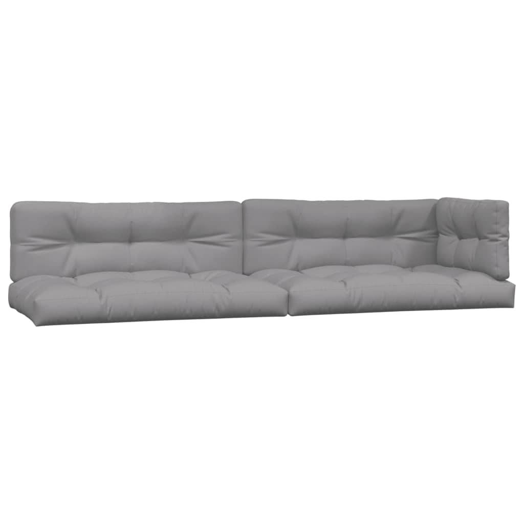 ComfortXL - Salon de Jardin Palette 5 Pièces Bois d'Acacia avec Coussins Épais pour Balcon Extérieur Brun Gris – ComfortXL Outdoor Living - Image 3
