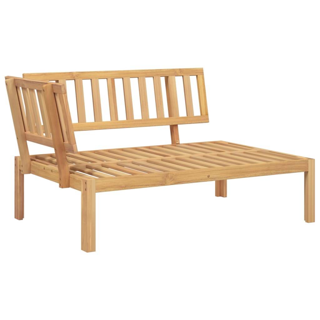 ComfortXL - Salon de Jardin Palette 5 Pièces Bois d'Acacia avec Coussins Épais pour Balcon Extérieur Brun Gris – ComfortXL Outdoor Living - Image 4