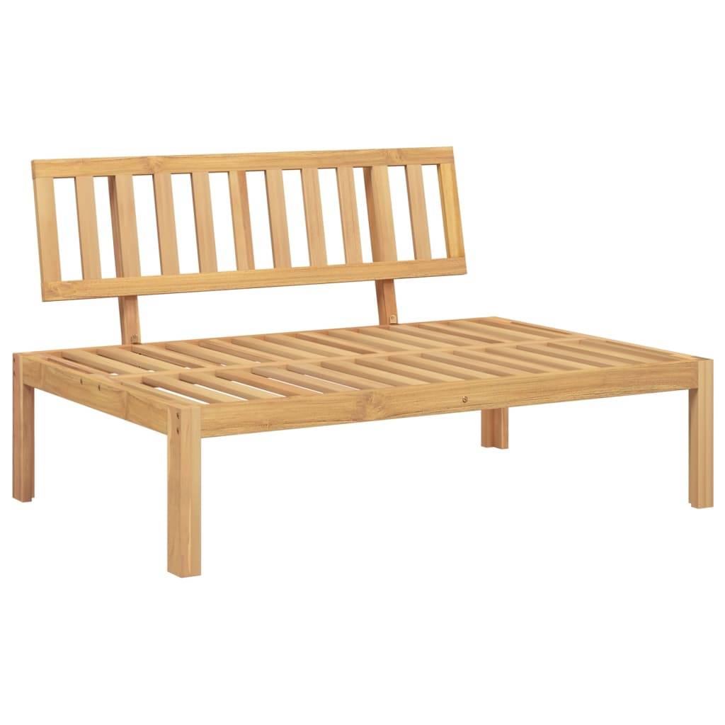 ComfortXL - Salon de Jardin Palette 5 Pièces Bois d'Acacia avec Coussins Épais pour Balcon Extérieur Brun Gris – ComfortXL Outdoor Living - Image 5
