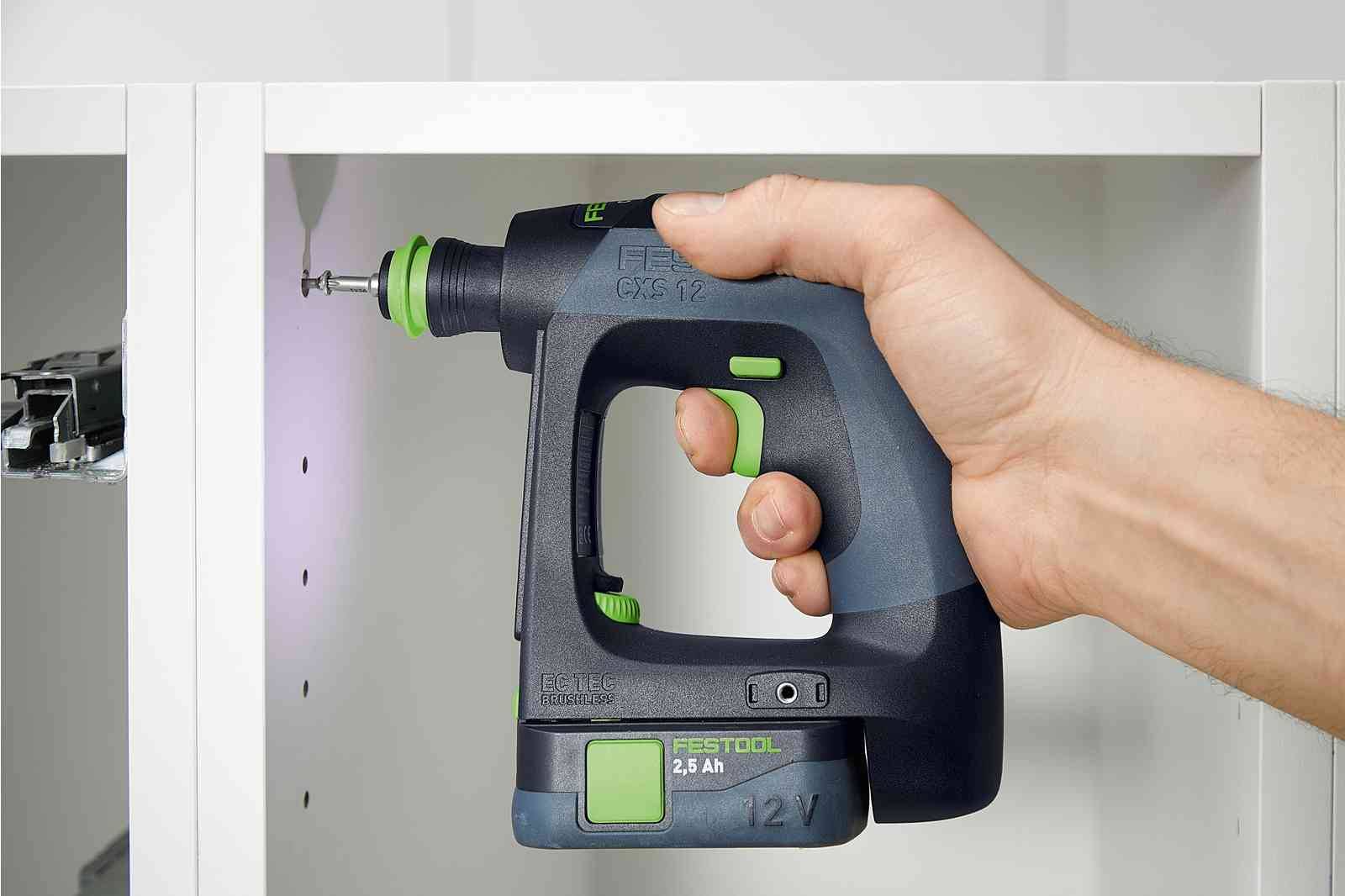 Perceuse-visseuse sans fil CXS 12 2,5-Plus - FESTOOL - avec 2 batteries 12V 2.5 Ah - chargeur - systainer - 576864 - Image 5