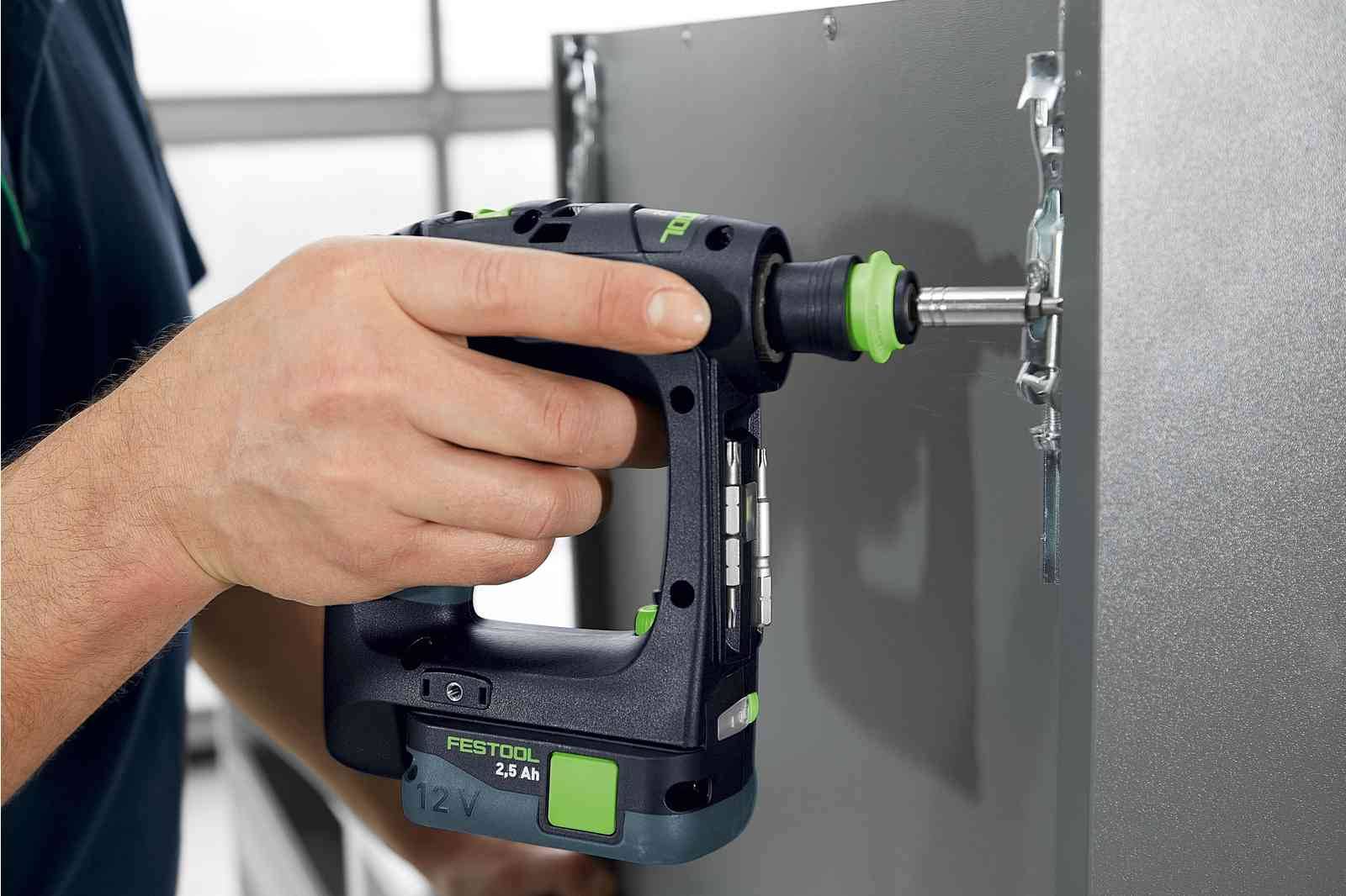 Perceuse-visseuse sans fil CXS 12 2,5-Plus - FESTOOL - avec 2 batteries 12V 2.5 Ah - chargeur - systainer - 576864 - Image 8