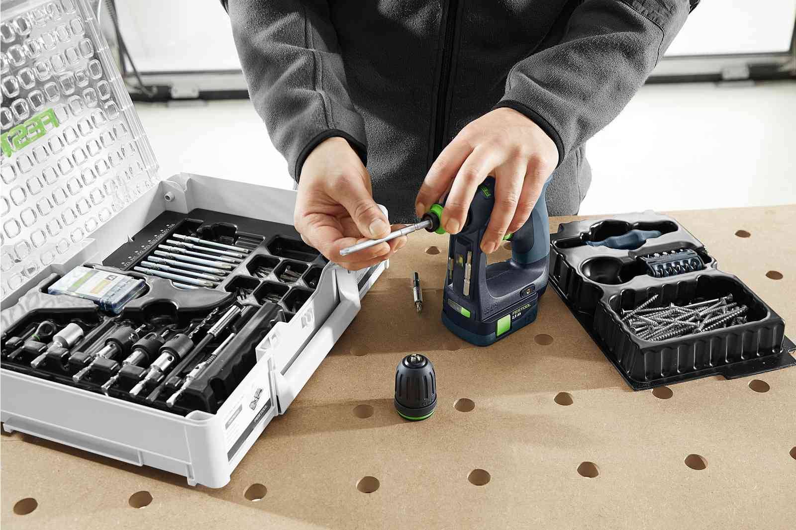 Perceuse-visseuse sans fil CXS 12 2,5-Plus - FESTOOL - avec 2 batteries 12V 2.5 Ah - chargeur - systainer - 576864 - Image 9