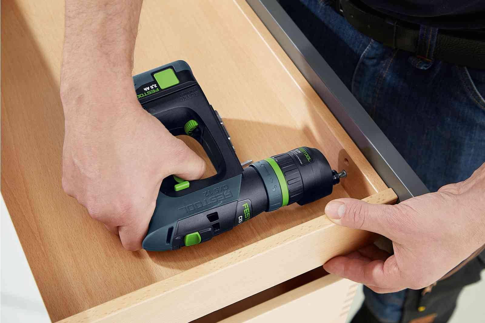 Perceuse-visseuse sans fil CXS 12 2,5-Plus - FESTOOL - avec 2 batteries 12V 2.5 Ah - chargeur - systainer - 576864 - Image 6