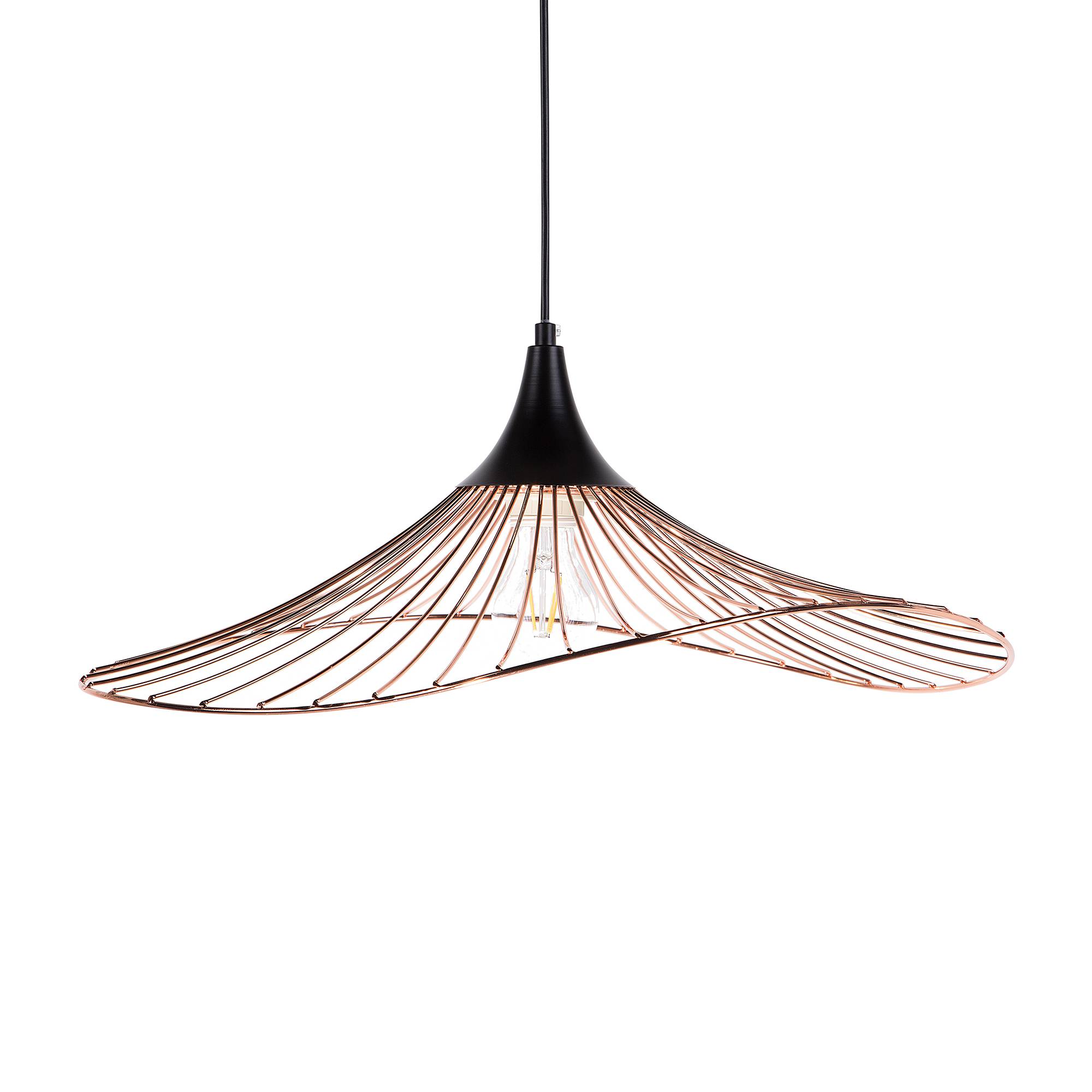 Beliani - Lampe suspension Métal Cuivré MAZARO - Beliani - Image 2