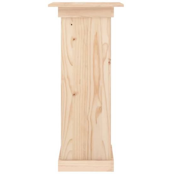 Support à fleurs en Bois de pin massif Présentoir stable pour Patio et Jardin Brun 40x40x90 cm – ComfortXL Outdoor Living - Image 6