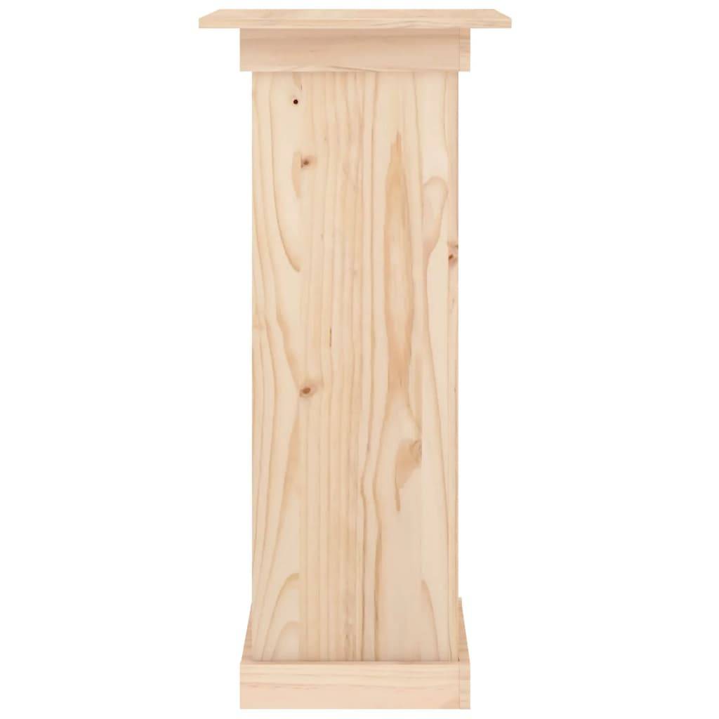 Support à fleurs en Bois de pin massif Présentoir stable pour Patio et Jardin Brun 40x40x90 cm – ComfortXL Outdoor Living - Image 6
