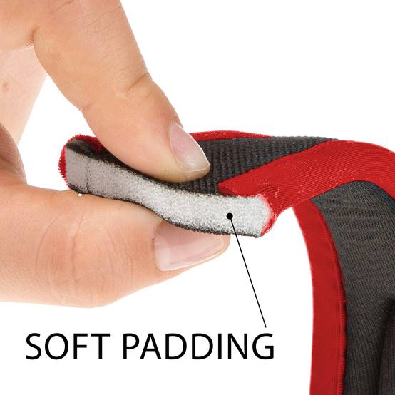 Ferplast - Ferplast Laisse pour chien en nylon ERGOCOMFORT G15/120, Poignée ergonomique, Rembourrage doux, Longueur 120 cm x 2,5 cm, Rouge - Image 6