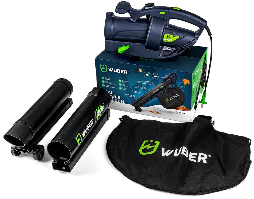 Importdistrib - Souffleur de feuilles électrique Wuber avec broyeur 3000 W - Image 2