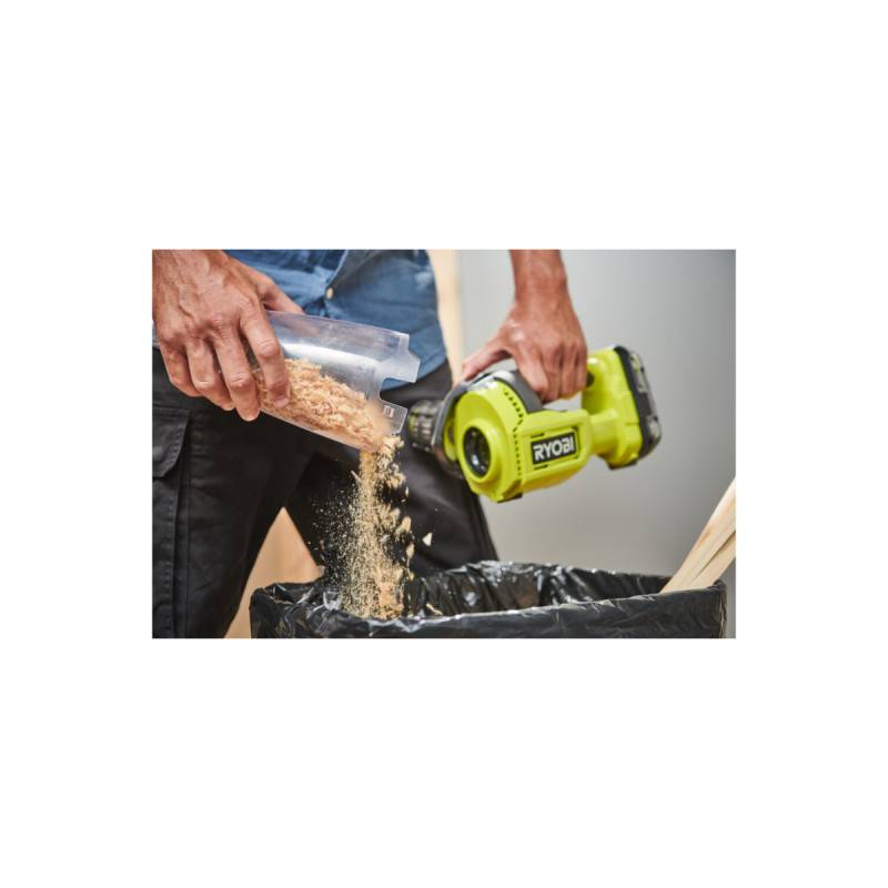 Ryobi - Pack RYOBI - Aspirateur à main RHV18-0 - 18V One+ - 600ml - Sans batterie ni chargeur - Kit 6 accessoires RAKVA04 pour nettoyage automobile - Image 3