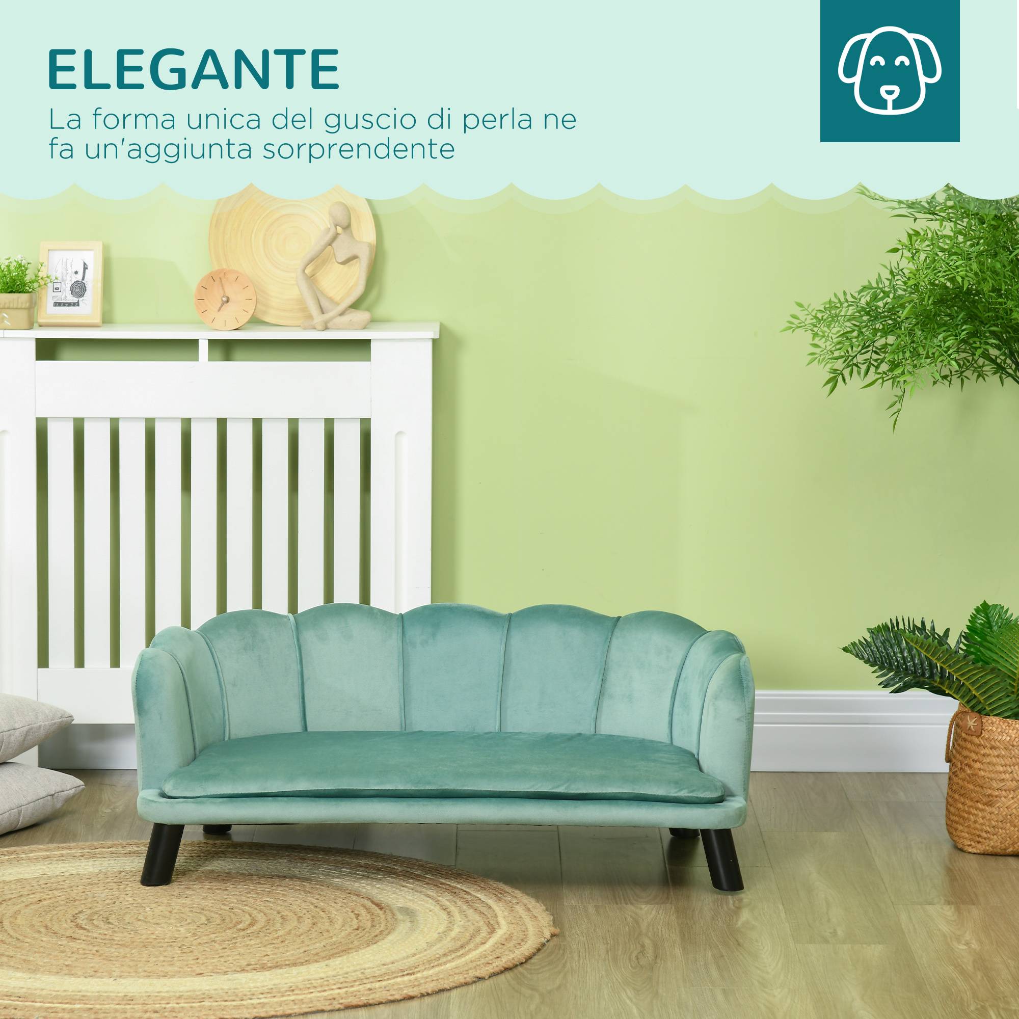 Canapé pour chien moyen-grand, revêtement déhoussable et lavable - Image 7