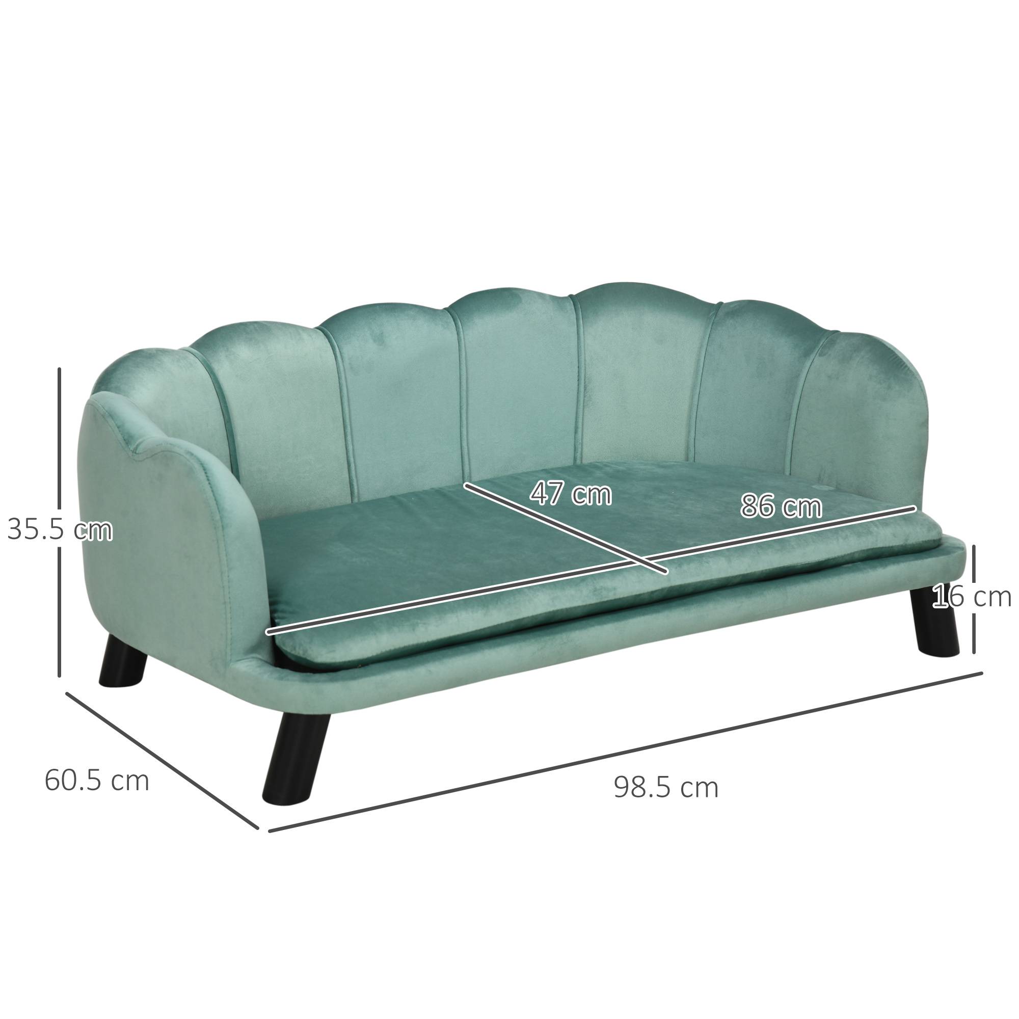 Canapé pour chien moyen-grand, revêtement déhoussable et lavable - Image 5