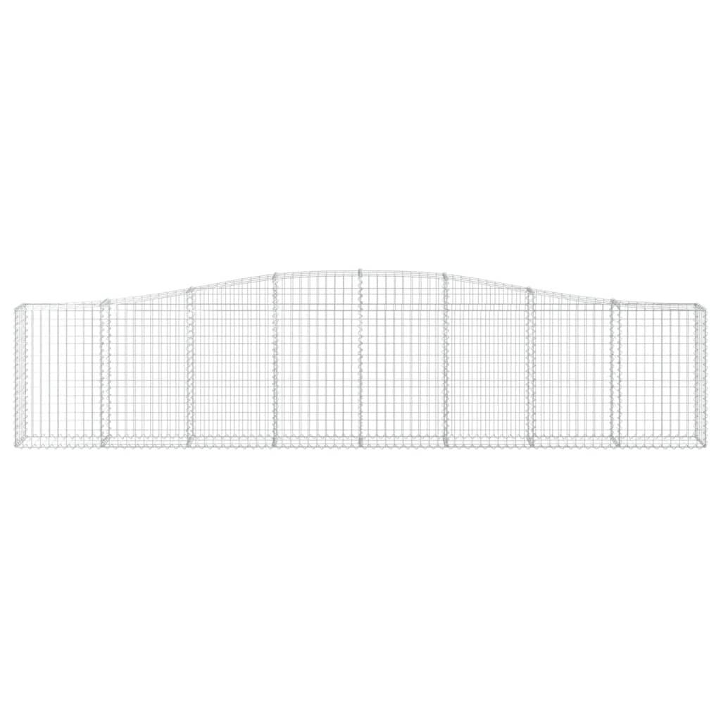 Vidaxl - Paniers à gabions arqués 7 pcs 400x30x80/100 cm Fer galvanisé vidaXL 3145818 - Image 5