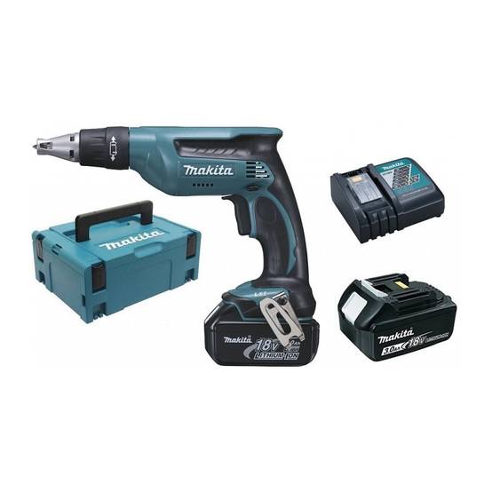 Makita - Visseuse plaque de plâtre 18V 3Ah DFS451RFJ (2 batteries) MAKITA - Image 1