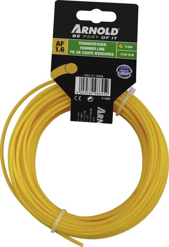 Arnold - Fil de coupe-bordure rond en nylon 3,0 mm × 15 m Arnold