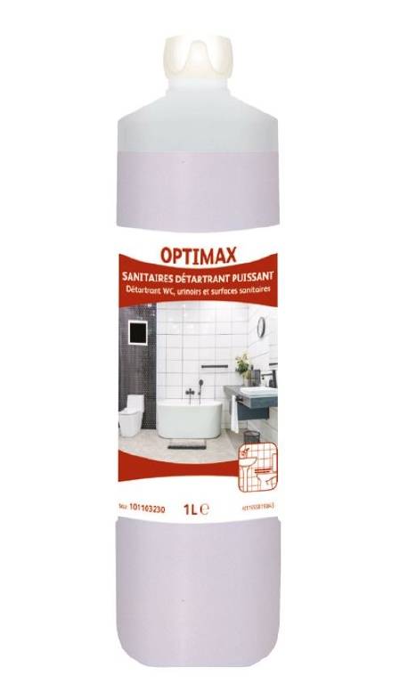 Optimax Sanitaires Détartrant Puissant Flacon de 1L - Lot de 4 Colis de 6 - Diversey