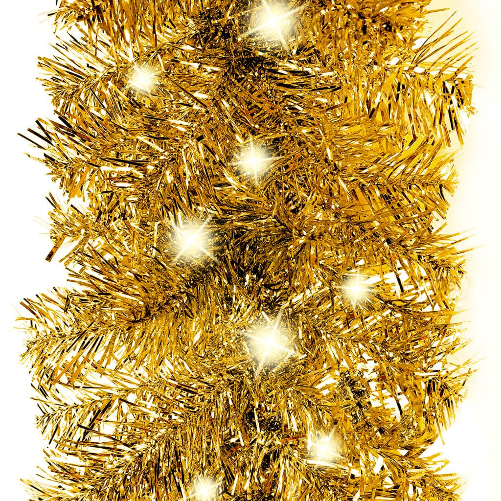 Guirlande de Noël Lumineuse PVC Décoration Scintillante 75 LED Doré 5 m – ComfortXL Outdoor Living - Image 3