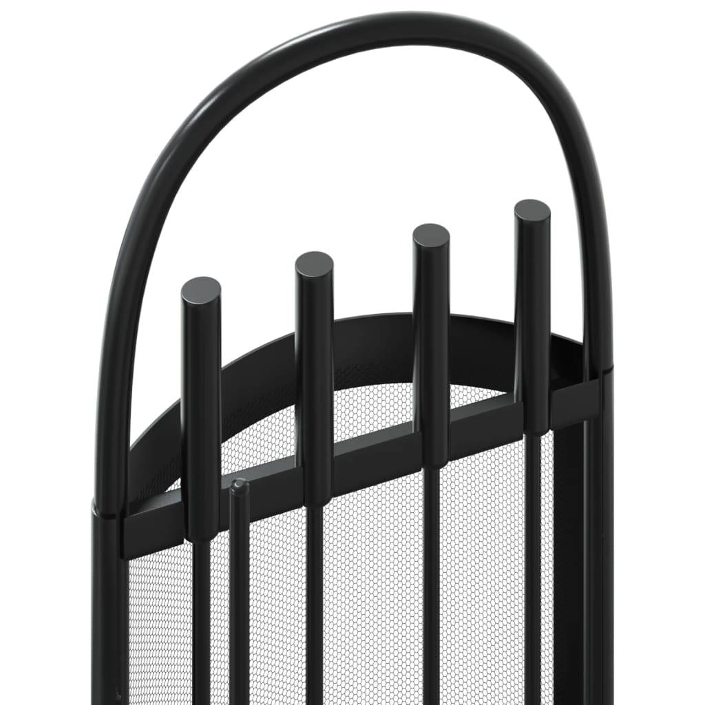 Set Serviteur de Cheminée Acier 5 Pièces pour Foyer Entretien du Feu 66 cm Noir - ComfortXL Outdoor Living - Image 7