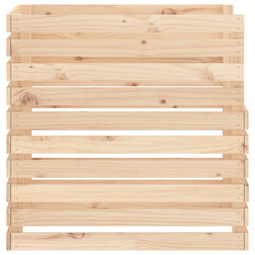 PANGIVO - Composteur bois de pin naturel 80 x 80 x 78 cm - PANGIVO - Image 6