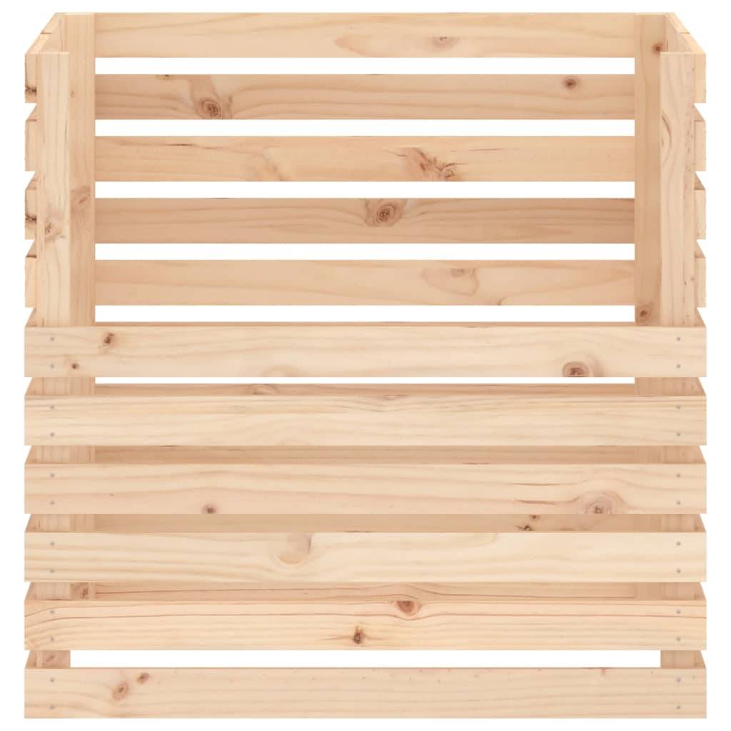 PANGIVO - Composteur bois de pin naturel 80 x 80 x 78 cm - PANGIVO - Image 5