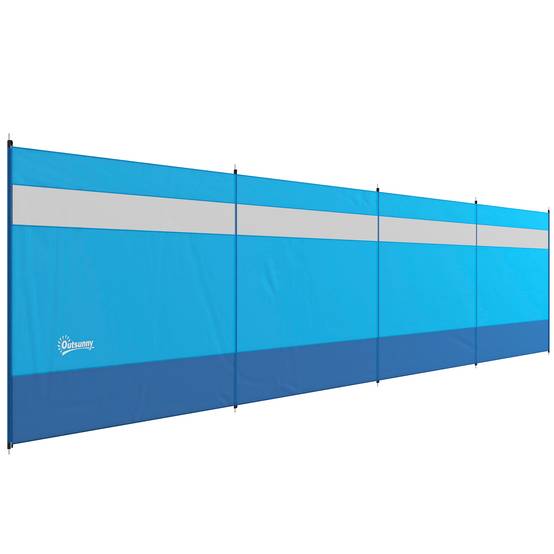 Paravent de camping polyester bleu 725 x 0.1 x 140 cm - PANGIVO - Image 2
