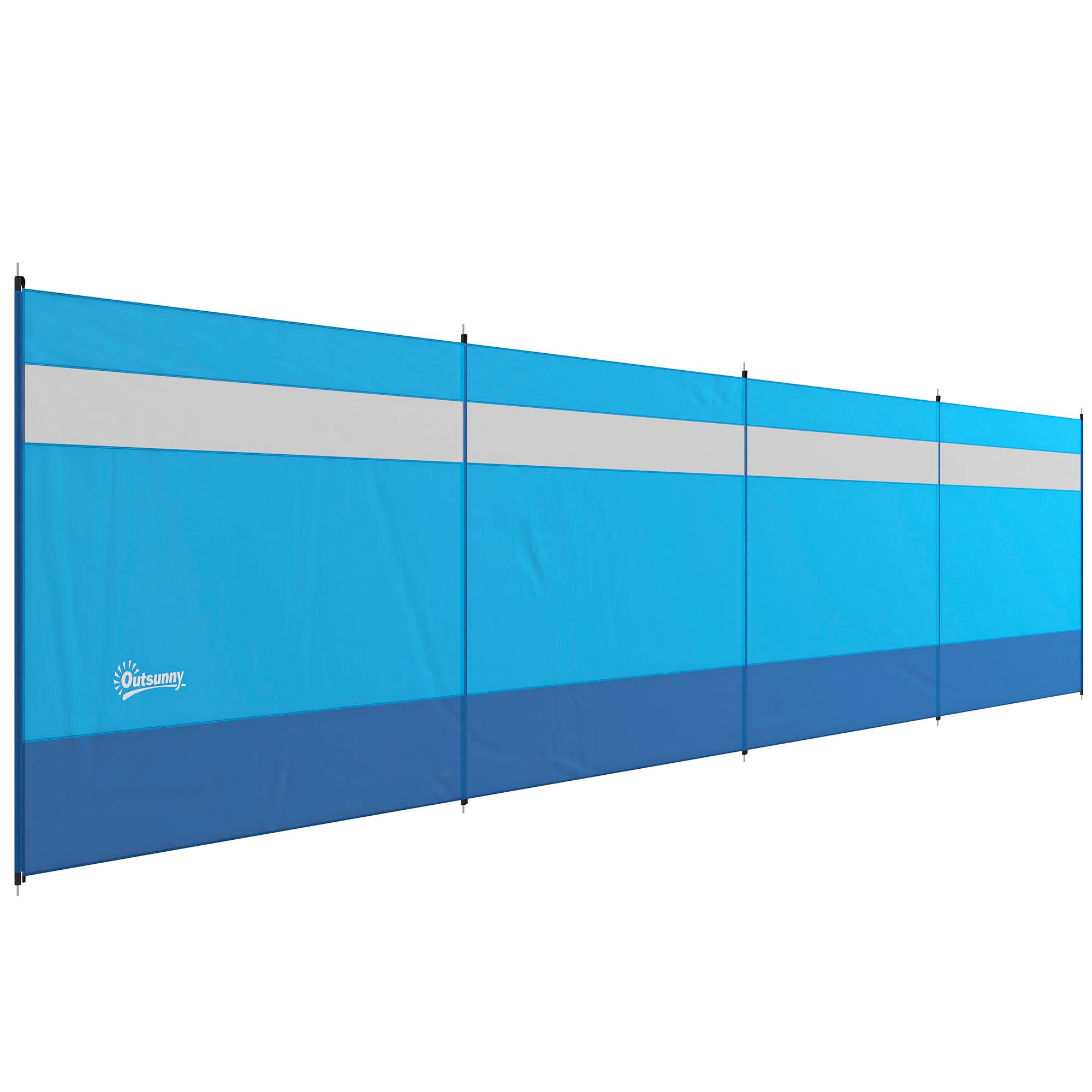 Paravent de camping polyester bleu 725 x 0.1 x 140 cm - PANGIVO - Image 2