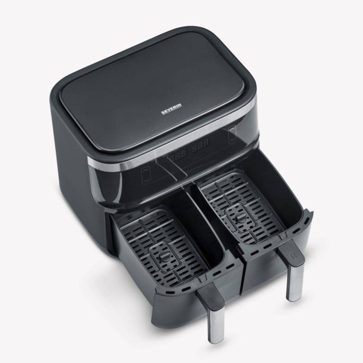 Severin - Friteuse sans huile 2x3.8l 2850w noir FR2453 Severin - Image 4