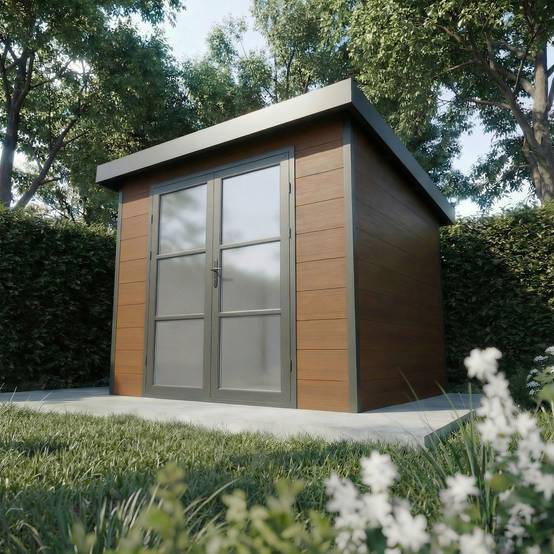 Direct Abris - Abri de Jardin Composite ALMA - 5m2 - Brun - Cabane de jardin - Image 2