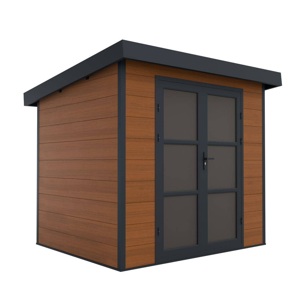 Direct Abris - Abri de Jardin Composite ALMA - 5m2 - Brun - Cabane de jardin - Image 3