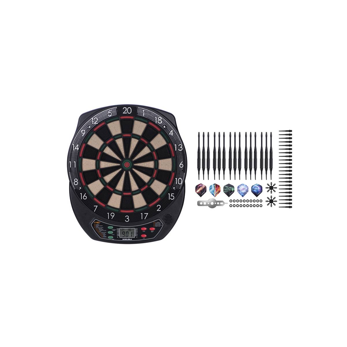 Jardindeco - Jeu de Fléchettes Électronique avec 21 Modes de Jeu et Écran LCD - Image 1