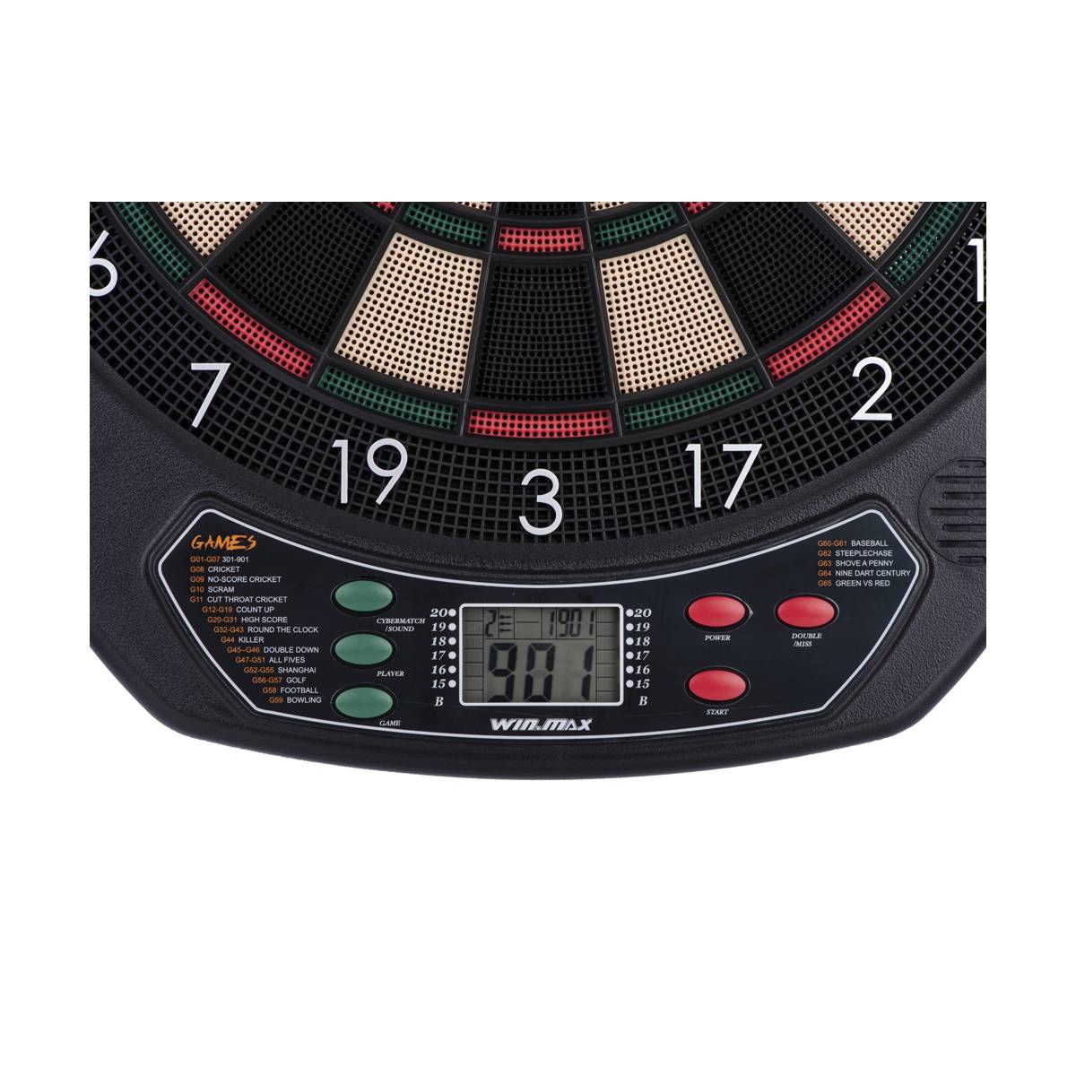 Jardindeco - Jeu de Fléchettes Électronique avec 21 Modes de Jeu et Écran LCD - Image 2