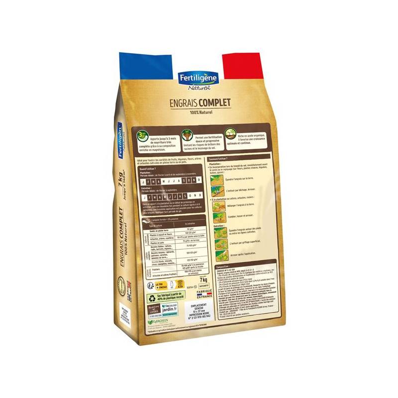 Fertiligène - Engrais Complet 140m² 5+2kg Fertiligene - Natcomp7p - Image 2