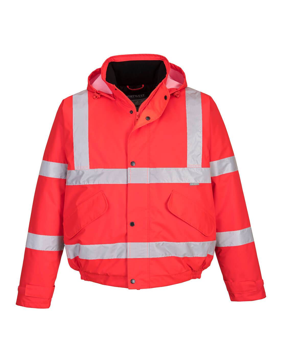 Blouson Hi-vis Couleur : Rouge Taille L - Portwest