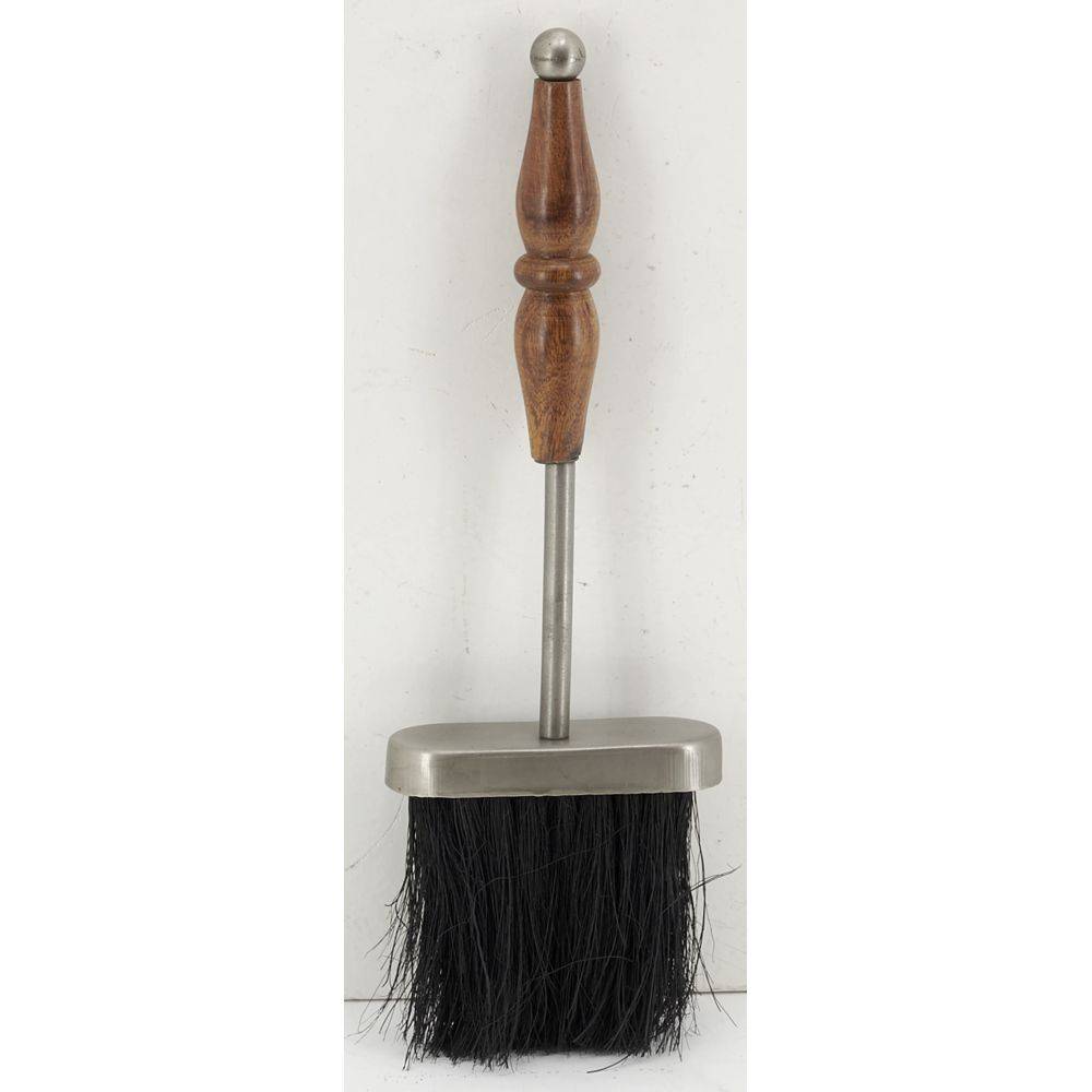 Aubry Gaspard - Pelle et balayette pour cheminée en étain et bois (Lot de 2) - Image 3