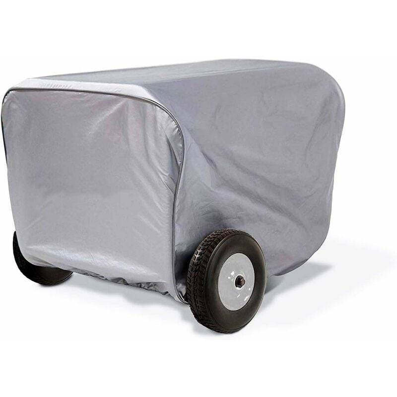 IntiMeg - Housse de protection pour générateur d'onduleur et générateur portable en extérieur Argenté 63.5X60X51.5cm IntiMeg - Image 1