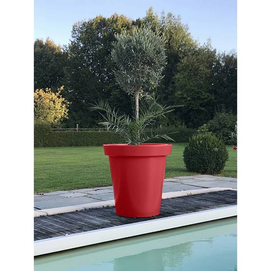 Pot de fleurs rond xxl delight 200l - lot de 2 - plast'up rotomoulage - Image 3