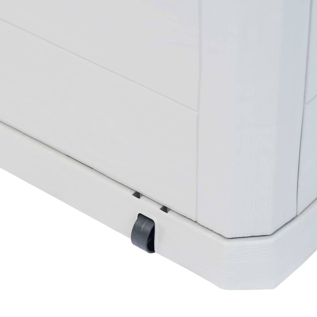 Coffre boîte meuble de jardin rangement 280 litres gris clair - Image 5