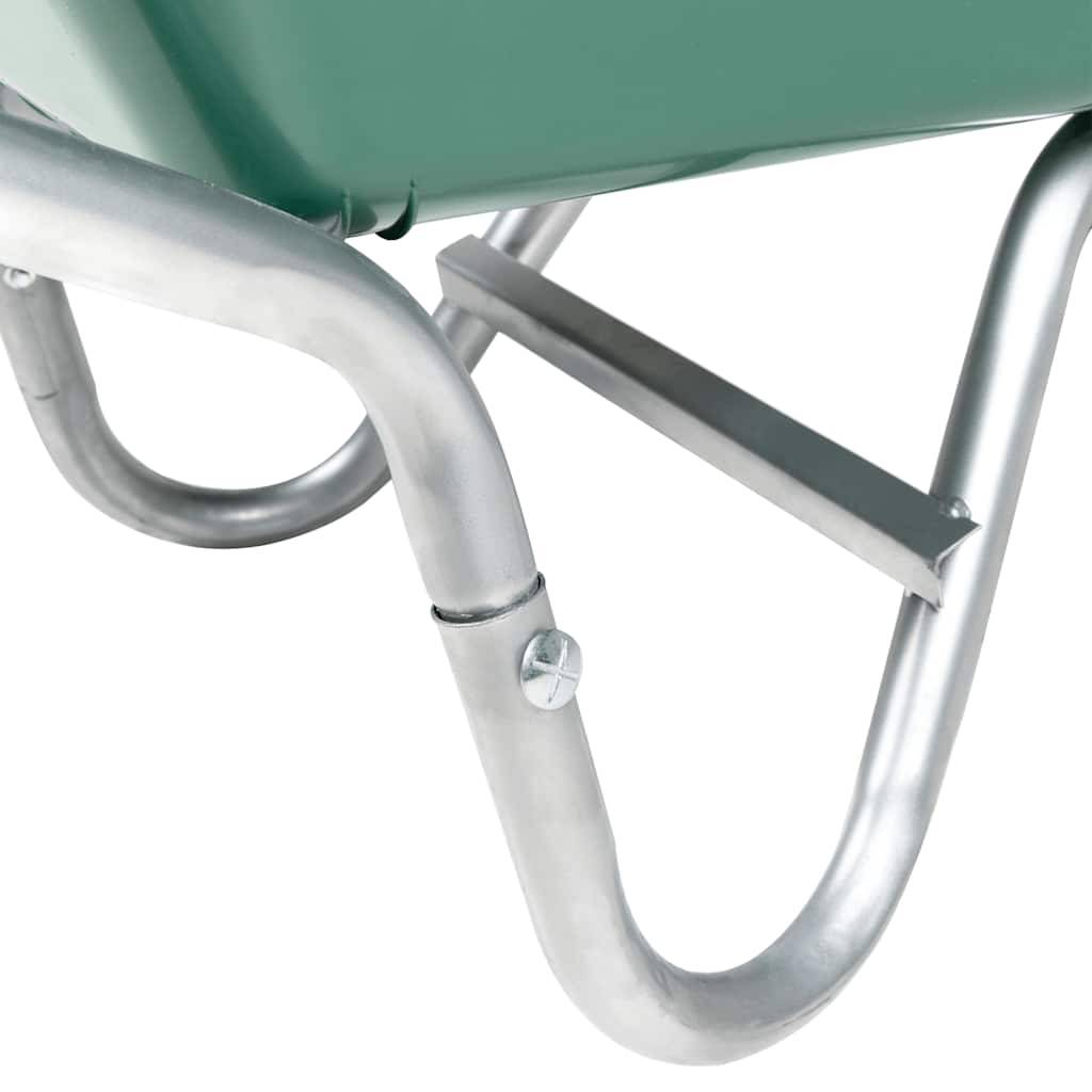 PANGIVO - Brouette acier galvanisé et plastique vert 140 x 63 x 65 cm - PANGIVO - Image 6