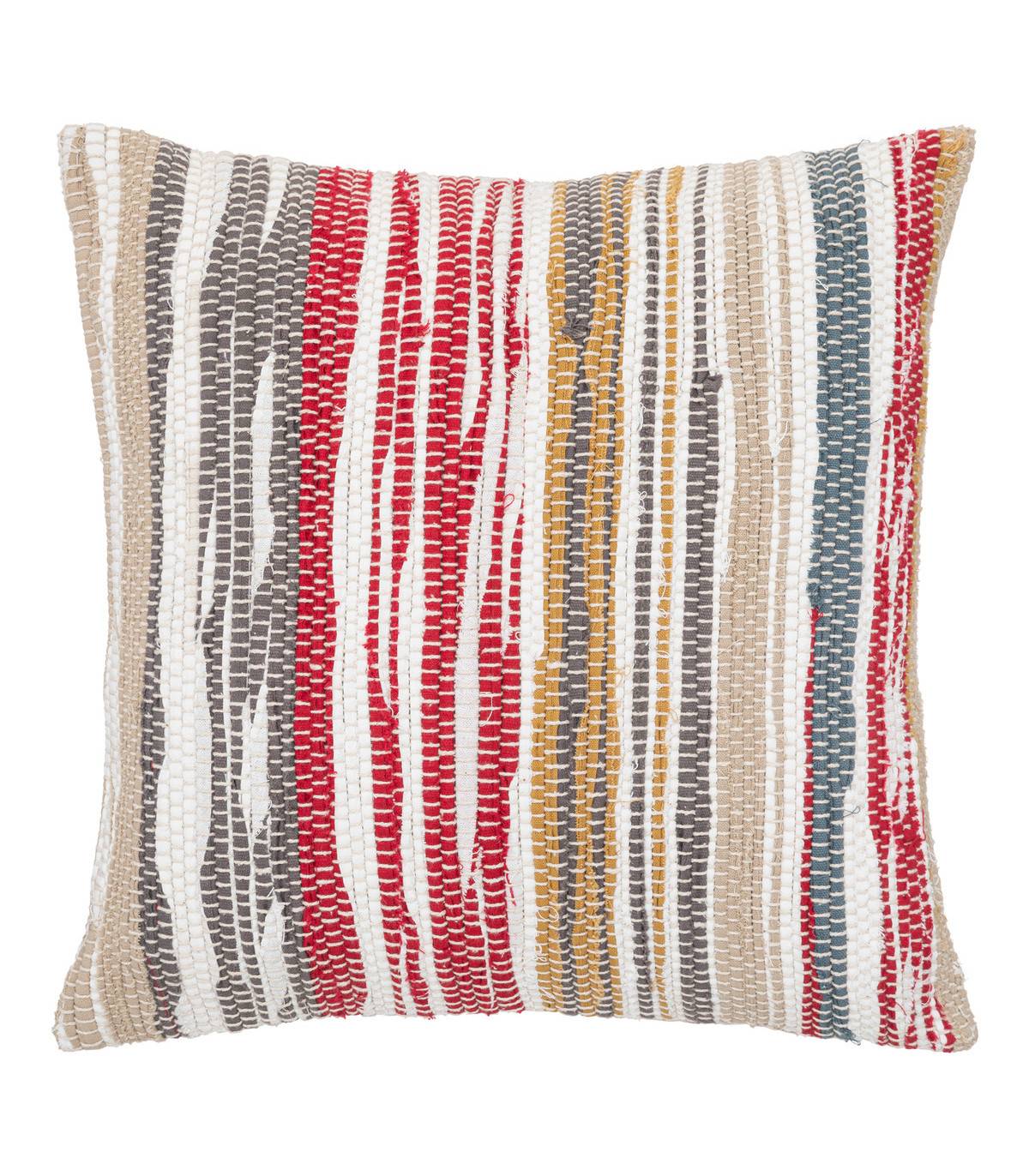 Coussin décoratif déhoussable Chindi en Coton 40 x 40 cm - Image 1
