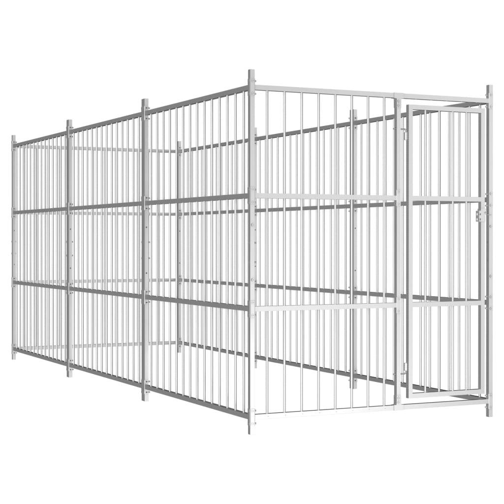 Vidaxl - Chenil d'extérieur pour chiens 450 x 150 x 185 cm vidaXL 144622 - Image 1