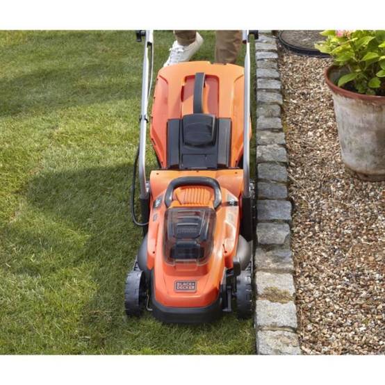 Tondeuse a Gazon sur batterie 18V 33cm de coupe BLACK+DECKER BCMW3318N-XJ - Livré sans batterie ni chargeur - Image 3