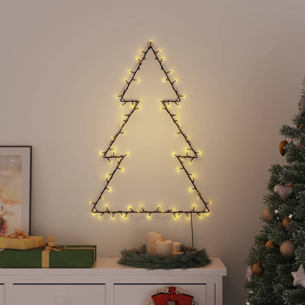 Grande Silhouette Sapin Lumineux 90cm LED 8 Modes USB Déco Murale Noël – ComfortXL Outdoor Living - Image 2