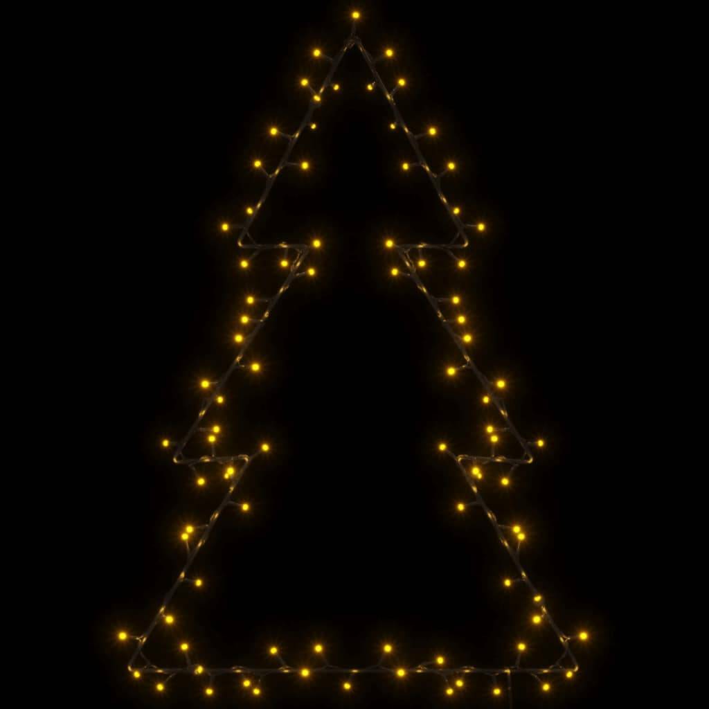 Grande Silhouette Sapin Lumineux 90cm LED 8 Modes USB Déco Murale Noël – ComfortXL Outdoor Living - Image 5