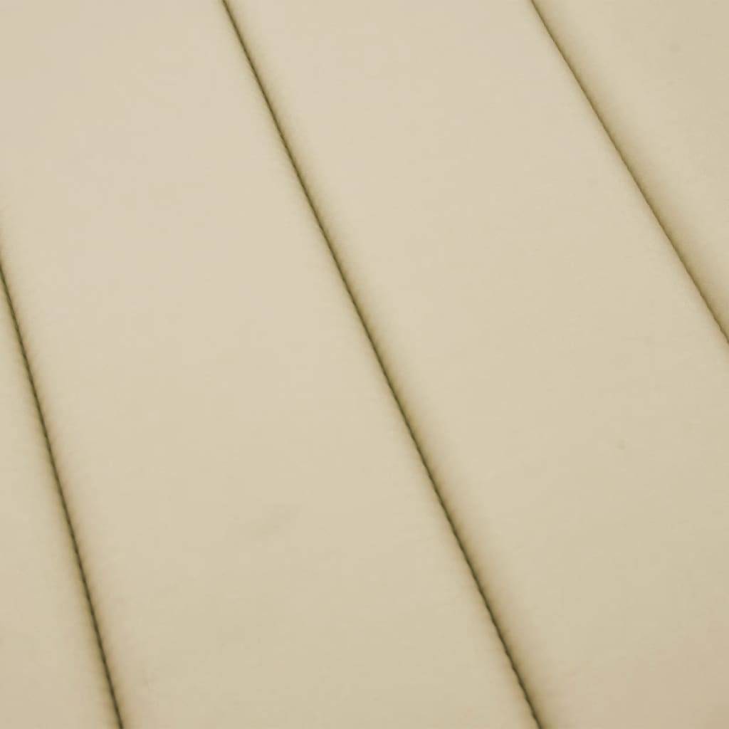 Coussin Bain de soleil | Coussin de chaise longue beige 200x70x3 cm tissu oxford Maison Chic - Image 6