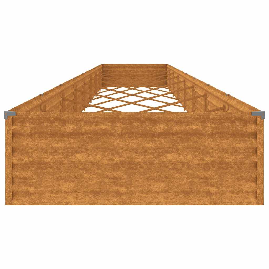 Prolenta Premium - Jardinière acier marron  770 x 100 x 36 cm  - Prolenta premium p377.0 - Image 5
