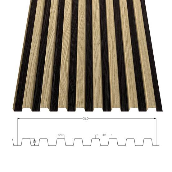 5 Panneaux de parement MY METAL FACTORY Acier Effet Bois - 1150 x 360 mm - 2 - Image 3
