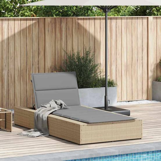Bain de Soleil Design Vague Résine Tressée Jardin Beige – ComfortXL Outdoor Living - Image 2
