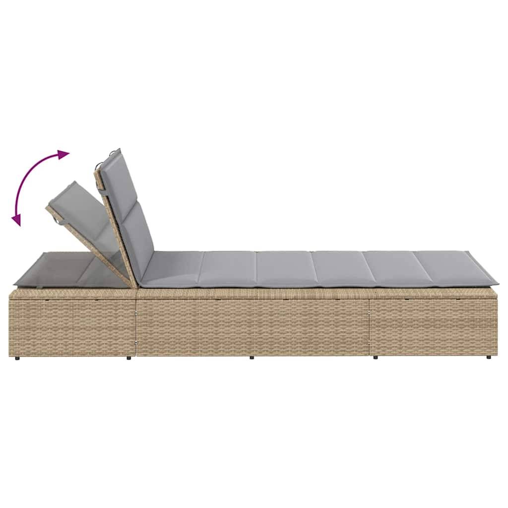 Bain de Soleil Design Vague Résine Tressée Jardin Beige – ComfortXL Outdoor Living - Image 9